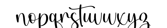 Mistag Holiday Font LOWERCASE