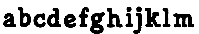 Mistage-Rough Font LOWERCASE