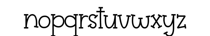 Mister Huntink Font LOWERCASE