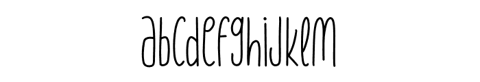 Mister Thing Font LOWERCASE