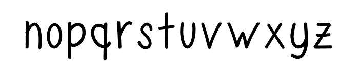 Misterius Font LOWERCASE