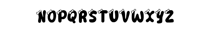 Mistery Skeleton Regular Font LOWERCASE