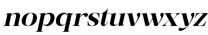 Misticaly Bold Italic Font LOWERCASE