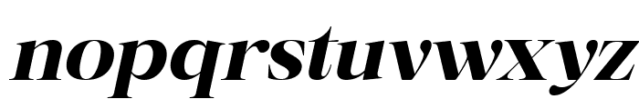 Misticaly Extra Bold Italic Font LOWERCASE