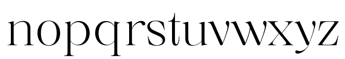 Misticaly-ExtraLight Font LOWERCASE
