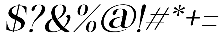 Misticaly-Italic Font OTHER CHARS