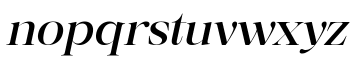 Misticaly Medium Italic Font LOWERCASE