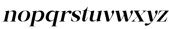 Misticaly Semi Bold Italic Font LOWERCASE