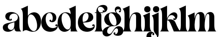 Misticglory-Regular Font LOWERCASE