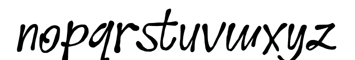 Misty Note Font LOWERCASE