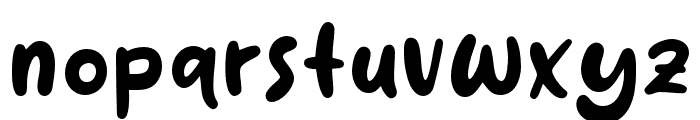 Misty Style Font LOWERCASE
