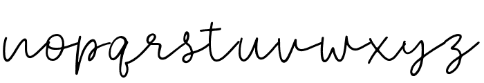 Misty View Font LOWERCASE