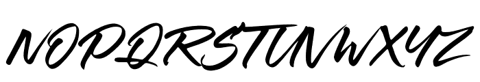 MistyBlack Font UPPERCASE