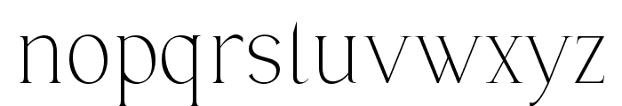 MistyMorning-Light Font LOWERCASE
