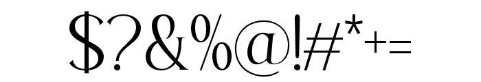 MistyMorning-Medium Font OTHER CHARS