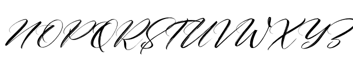 Mistyca Brush Italic Font UPPERCASE