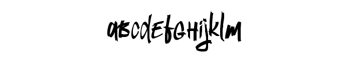 Mistych Font LOWERCASE
