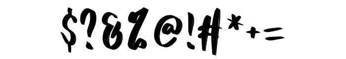Mitakaru Regular Font OTHER CHARS