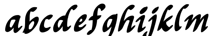 Mitchell Regular Font LOWERCASE