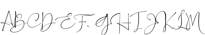 Mitogen Signature Font UPPERCASE