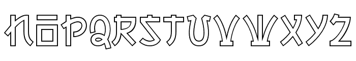 Mitohan Stroke Regular Font LOWERCASE