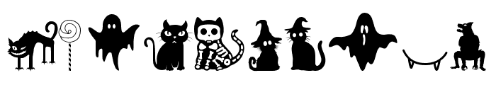 Mitoos Halloween Font OTHER CHARS