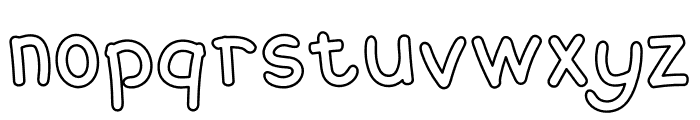 Mixy Missy Outline Font LOWERCASE