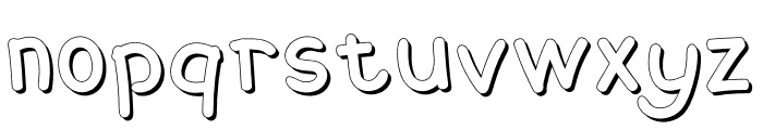 Mixy Missy Shadow Font LOWERCASE