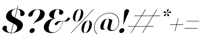 Miyanih Italic Font OTHER CHARS