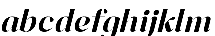 Miyanih Italic Font LOWERCASE