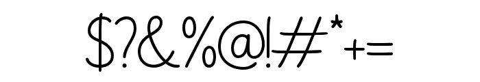 Mocassa-Regular Font OTHER CHARS