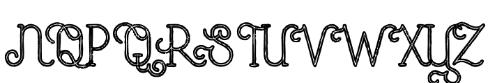 Mocca Inline Grunge Font UPPERCASE