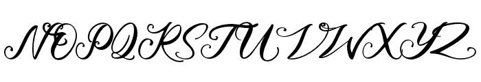 Moccata-Regular Font UPPERCASE