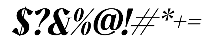 Mocha Dahlia Italic Font OTHER CHARS