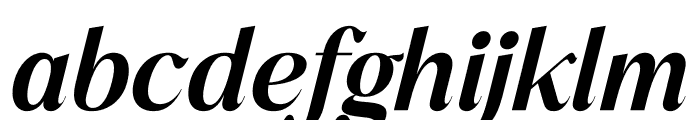 Mocha Dahlia Italic Font LOWERCASE