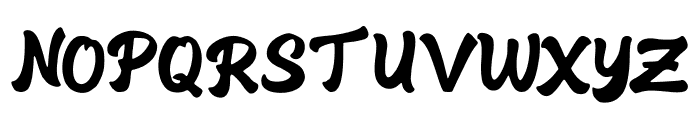 Mocha_Ink Font UPPERCASE