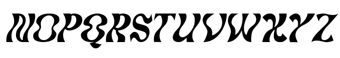 Mochaik Italic Font UPPERCASE