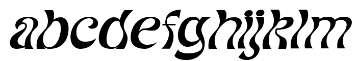 Mochaik Italic Font LOWERCASE