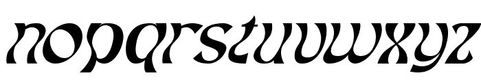 Mochaik Italic Font LOWERCASE