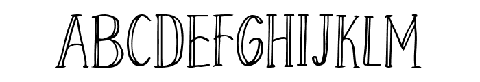 Mochilatte Regular Font UPPERCASE