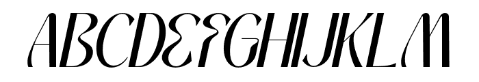 Mochira Medium Italic Font UPPERCASE