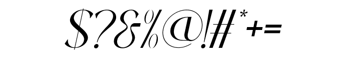 Mochira Regular Italic Font OTHER CHARS