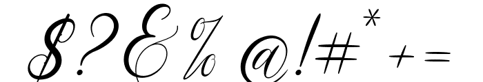 Mockingbird script regular Font OTHER CHARS