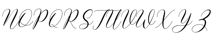 Mockingbird script regular Font UPPERCASE