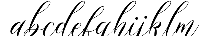 Mockingbird script regular Font LOWERCASE