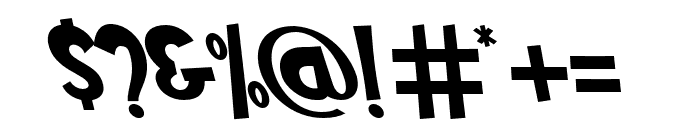 Mocklips-Oblique Font OTHER CHARS