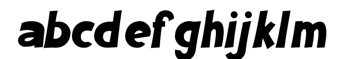 Mocklips-Regular Font LOWERCASE