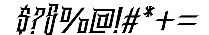 Mockrim-Italic Font OTHER CHARS