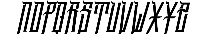 Mockrim-Italic Font UPPERCASE