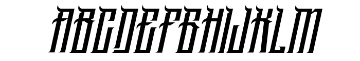 Mockrim-Italic Font LOWERCASE